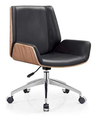 Chaise visiteur en similicuir – Élégance & confort image 3