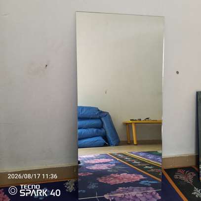Miroir simple mural avec colle image 3