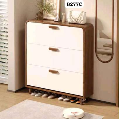 Meuble de rangement chaussures en bois image 3