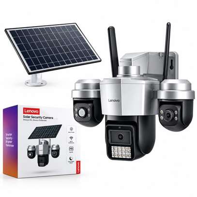 Caméra Solaire Lenovo 4G 9MP | Triple Objectif image 2