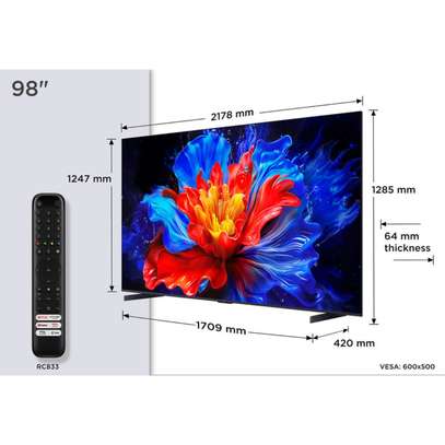 Téléviseur TCL QLED 4K 98 pouces 98P81KX1 image 3