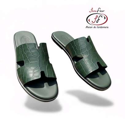 Chaussure homme sandale en cuir modèle HALIL image 2