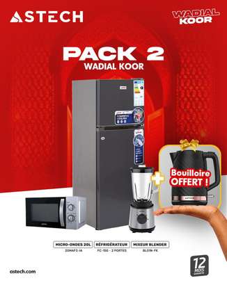 Pack Réfrigérateur- Mixeur Blender- Micro-Ondes Wadial Koor image 1