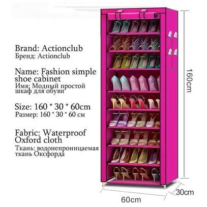 Penderie de rangement de chaussures en tissus image 1