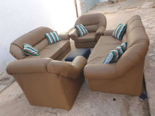 Salon de 6 places en simili cuir England bon prix image 3