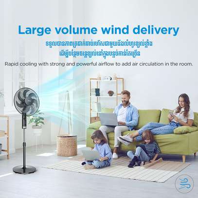 MIDEA VENTILATEUR 16" A PIED - AVEC TELECOMMANDE image 8