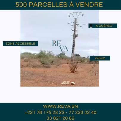 500 PARCELLES DE 225m2 À VENDRE À GUÉRÉO image 1