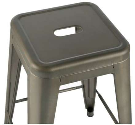 Tabouret vintage en métal image 2