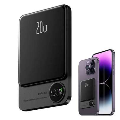 Chargeur magnétique sans fil Qi mince 10000mAh image 1