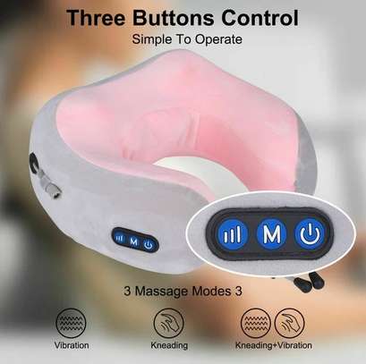 Oreiller de massage en forme de U Masseur de cou portable image 9