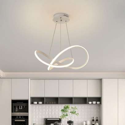 Lustre suspendu à boule /ondulée image 3