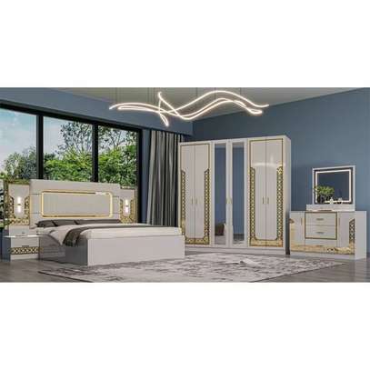 CHAMBRE A COUCHER ARMOIRE 6BATTANTS SPIECES BEIGE MC628H image 5