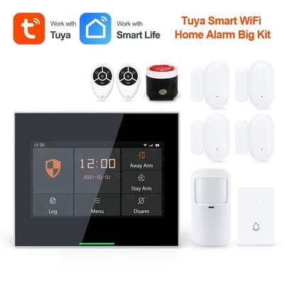 Panneau de contrôle alarme tactile Tuya Smart GSM Wifi image 2
