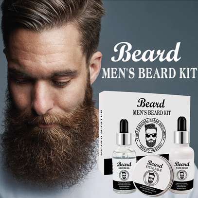 Kit de soin de barbe 3 in 1 - Shampooing, Huile et Baume image 2