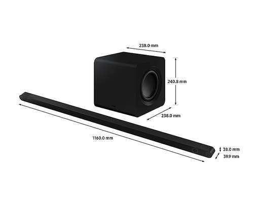 Barre de son Samsung HW-S800B Dolby Atmos 3.1.2 Noir image 5