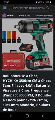 Clé à choc sans fil.  Batterie 20V, 4 Ah. image 3