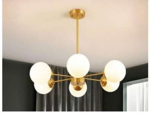Lustre suspendu à boule /ondulée image 8