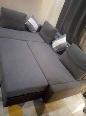 Canapé neuf de couleur grise image 3