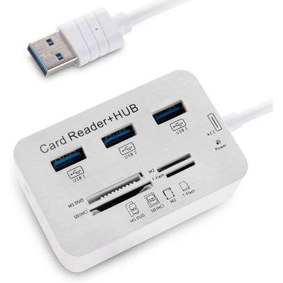 HUB USB 3.0 3.1 AVEC LECTEUR DE CARTES 7 EN 1 image 3