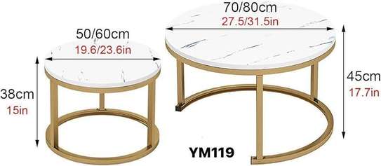 Table en verre 2pcs image 3