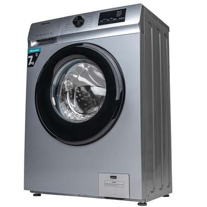 MACHINE A LAVER HISENSE 7KG FRONT LOAD GRIS WFVB7012MT image 5