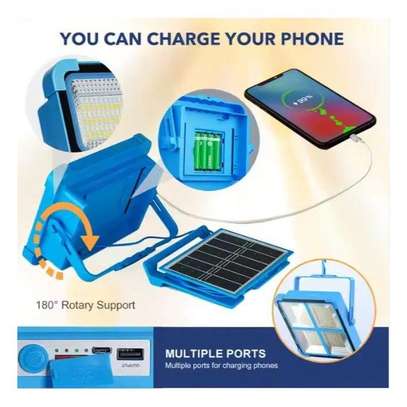 Lampe solaire et Batterie externe 2 en 1 - 100W image 2