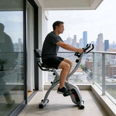 Vélo d’Appartement Pliable avec Écran LCD Multifonction image 3