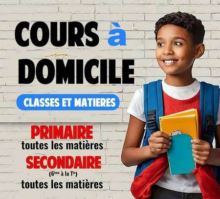 COURS À DOMICILE MATH PHYSIQUE CHIMIE image 1