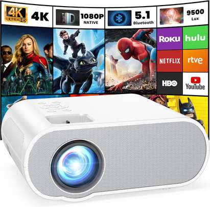 Projecteur 4K Bluetooth image 1