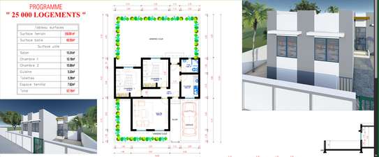PROJET LOCATION / VENTE MAISON 150m2 (80,000 Fcfa /mois) image 6