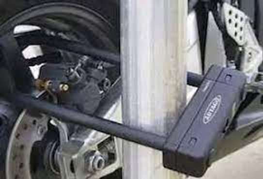 Antivol moto en U avec ALARME image 1