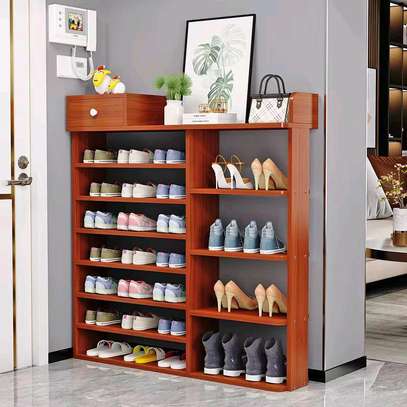 Meuble rangement de chaussures en bois image 3