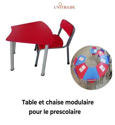 Table banc / préscolaire, maternelle image 3