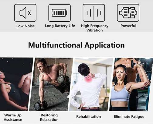 Pistolet de massage électrique, rechargeable sans fil image 6