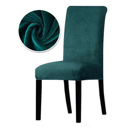 Lot de 6 housses de chaise en Velours image 1
