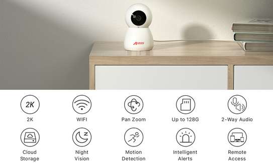 Caméra de Surveillance Wifi Audio Bidirectionnel Détection du Mouvement PANORAMIQUE 360° image 2
