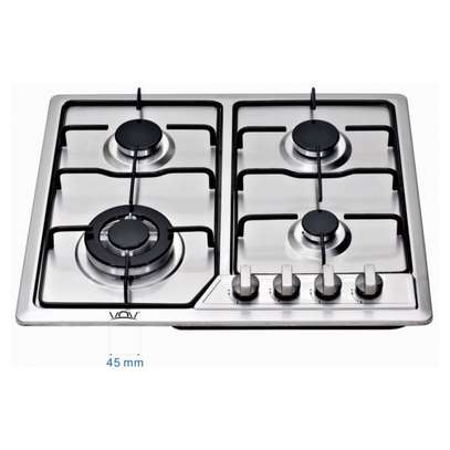 PROMO PLAQUE VOV ENCASTRABLE 4FEUX 60X60 INOX image 1