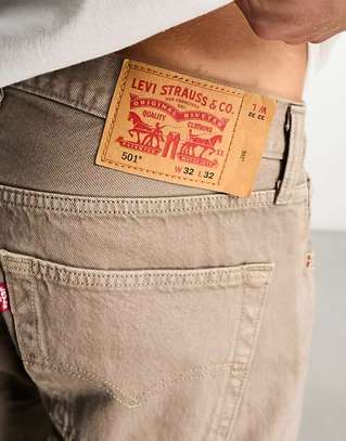 Jeans levis 501 Beige,Vert image 2