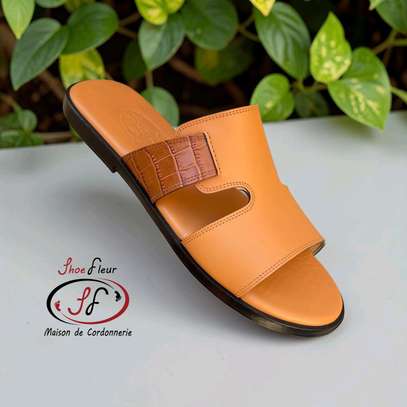 Chaussure homme sandale en cuir modèle Saloum image 2