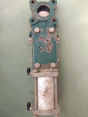 Vanne guillotine pneumatique image 1