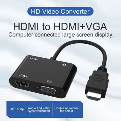 Adaptateur HDMI 4K vers VGA, HDMI avec Prise Stéréo 3,5 mm image 5