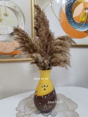Vase incassable avec pampa image 2