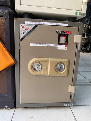 Coffre fort anti incendie avec clé et code numérique image 5