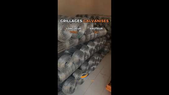 Rouleaux de grillage galvanisé 2m x 100m image 3