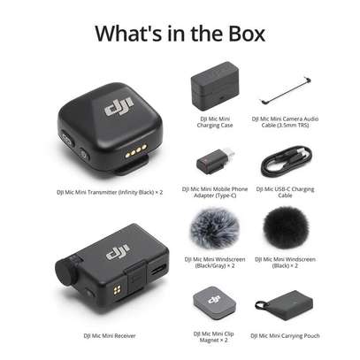 DJI Mic Mini Système de microphone sans fil compact image 2