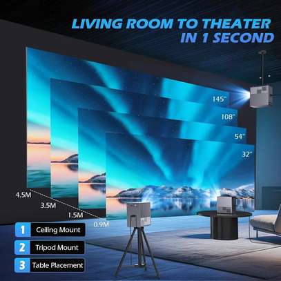 Vidéoprojecteur wifi bluetooth 15000 Lumens 200 pouces image 3