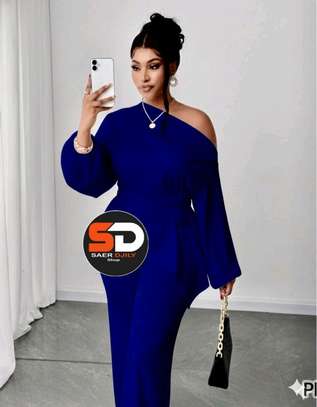 Robe longue rose vif volants grande taille été image 10