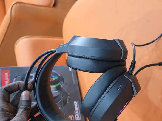 Casque Gamer RGB usb avec fils image 1