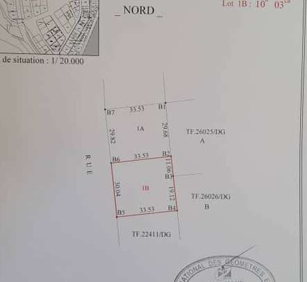 Terrain de 1003 m2 à vendre aux Almadies image 1