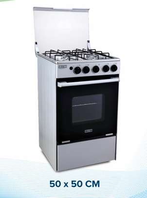 CUISINIÈRE SOLSTAR 4FEUX 50X50 SILVER image 1